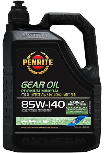 Penrite Gear Oil - 85W-140, 2.5 Litre