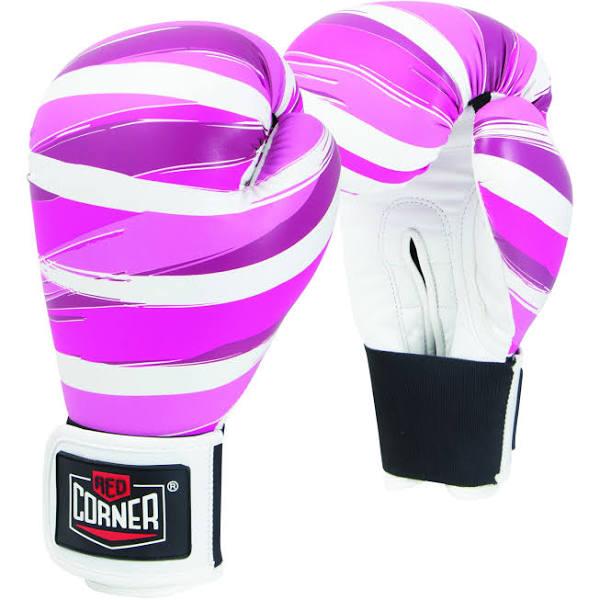 RCB Spar Boxing Gloves - Stripes Pink - AfterPay & zipPay Available