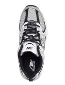 New Balance White & Black 530 Sneakers