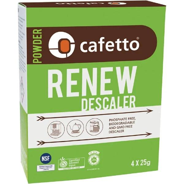 Cafetto Renew Espresso Machine Powder Descaler - 4 Sachet