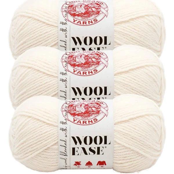 (3 Pack) Lion Brand Yarn Wool-Ease Yarn, Fisherman