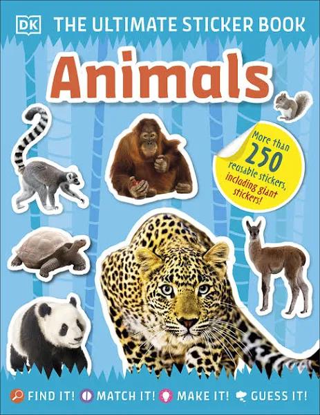 Ultimate Sticker Book Animals by Dk