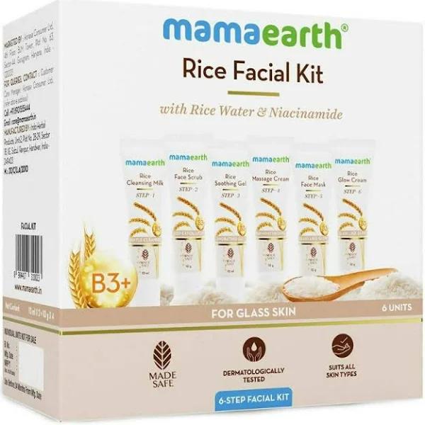 Mamaearth Rice Facial Kit with Rice Water & Niacinamide - Kit