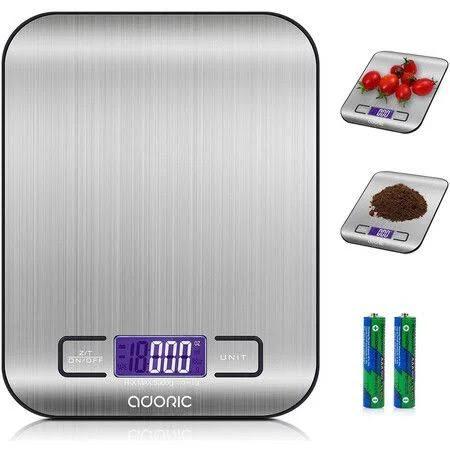 Digital Kitchen Scales, Professional Electronic Scales with LCD Display, Incredible Precision Up to 1G