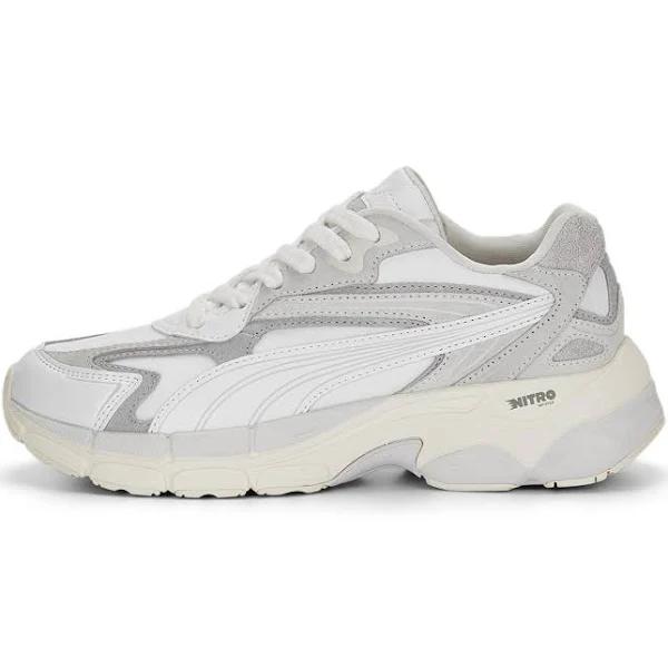 Puma Womens Teveris Nitro Thrifted Lace Up Sneakers White 10 Casual