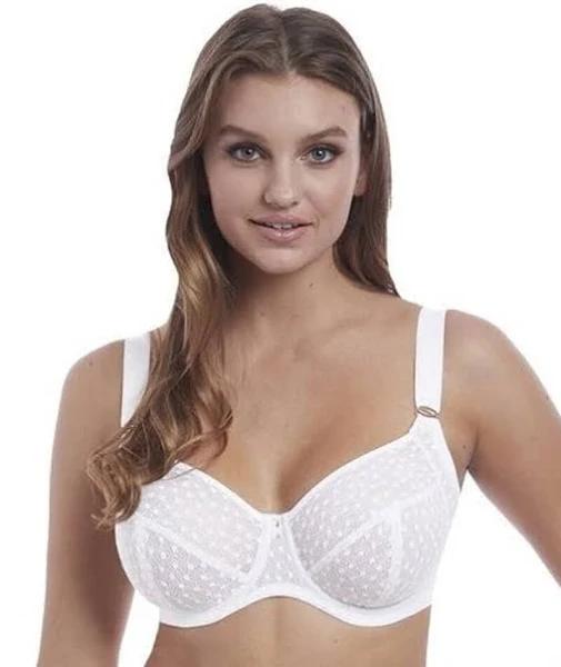 Freya Starlight Underwired Side Support Bra - White - 16DD White