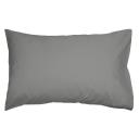 Algodon 300TC Cotton Twin Pack Pillowcase - 48x74cm (Charcoal)