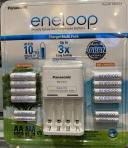 Panasonic Eneloop Recharge Battery Charger 8 AA 4 AAA Batteries