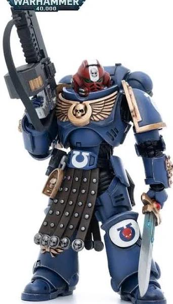 Warhammer Collectibles 1/18 Scale Ultramarines Intercessor Veteran Sergeant Brother Aeontas