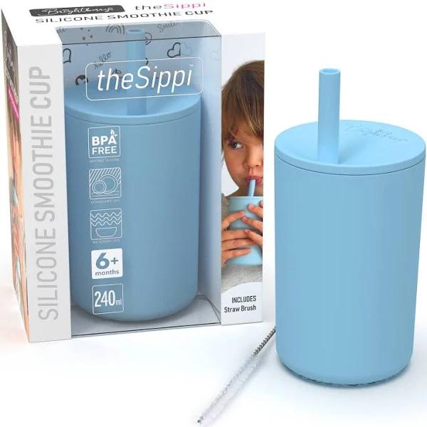 Brightberry Kids Silicone Smoothie Cup Pacific Blue