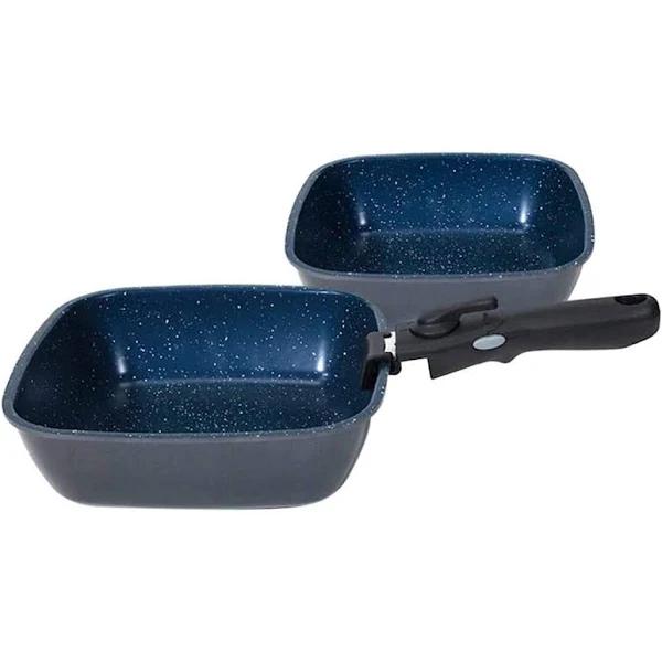 Flavorstone Diamond 22cm and 24cm Deep Pan Set