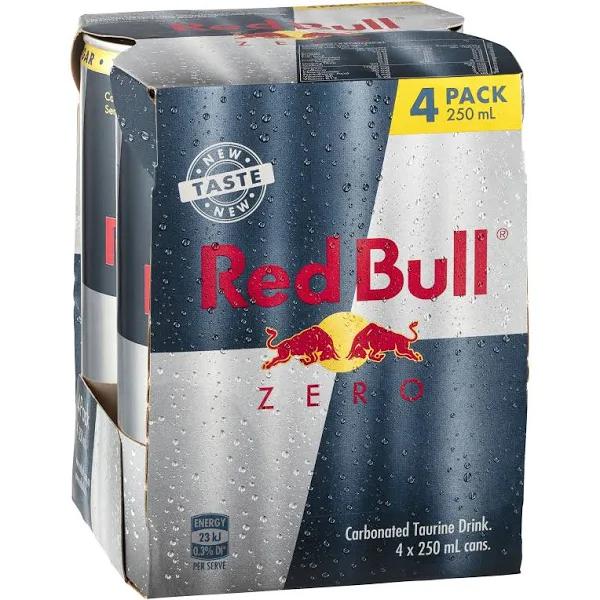 Red Bull Zero Energy Drink Multipack 250ml 4 Pack