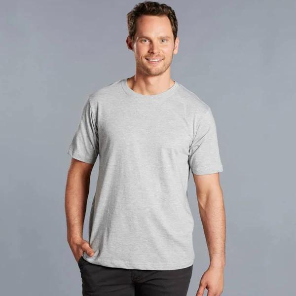 Ballad | 100% Cotton Semi Fitted Mens Plain Tshirt Grey M