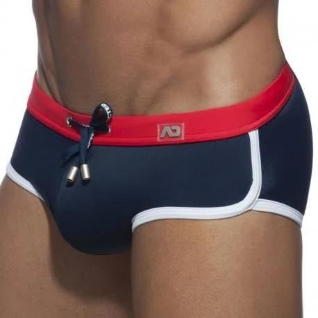 Addicted Plain Swim Brief ADS163 Black