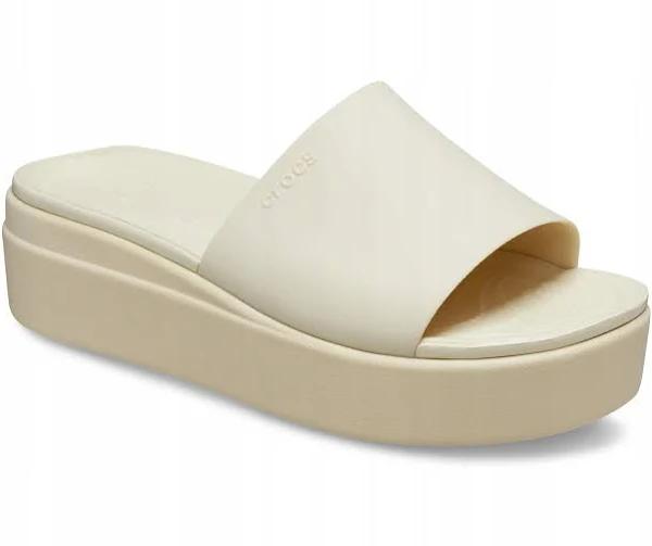 Crocs Brooklyn Slide; Bone, W10