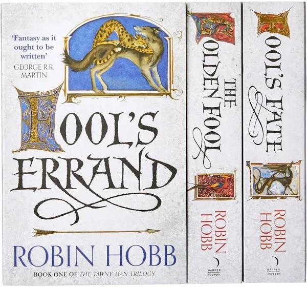 Robin Hobb - The Tawny Man Trilogy - 3 Books Collection Set (Fool's Errand: Book One, The Golden Fool; Book 2, Fool's Fate: Book Three)