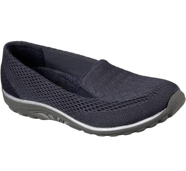 Skechers Women's Sneaker Navy Reggae Fest Willow Slip-on Sneaker 8.5 M