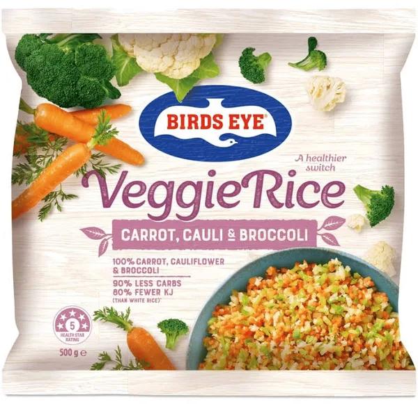 Birds Eye Carrot- Cauli & Broccoli Veggie Rice 500g