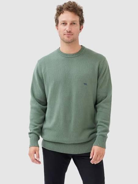 David Jones Rodd & Gunn Gunn Knit - in Olive, Size 3XL