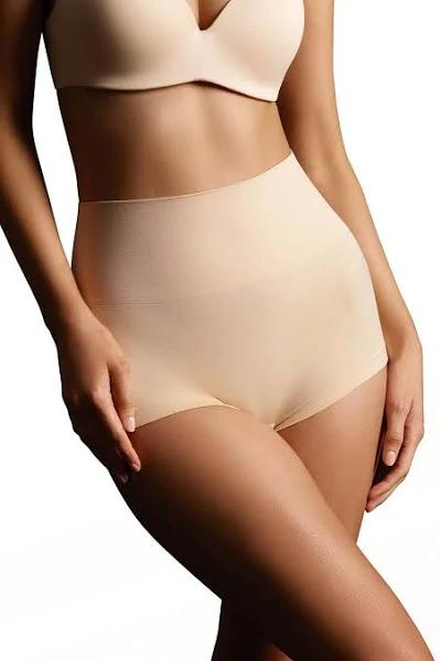 Ambra Seamless Smoothies Shortie 2-Pack AMSHSSBS2P Rose Beige