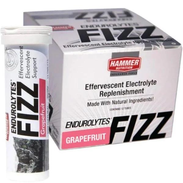 Hammer Nutrition Endurolytes Fizz | Sports Hydration | Aid Station Grapefruit / Box of 12