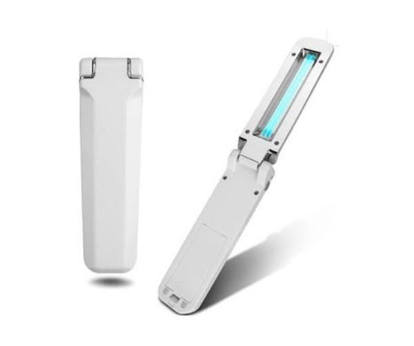 UV Light Sanitizer & Ultraviolet Sterilizer Hand Wand Portable UV-C Cleaner For Home, Room, Car, Travel, Air-White