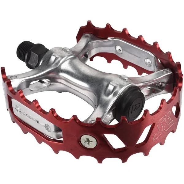 SE Bikes Bear Trap Pedals - Red