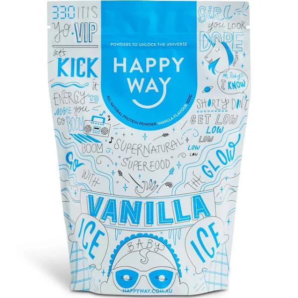 Happy Way Vanilla Whey Protein Powder 500g