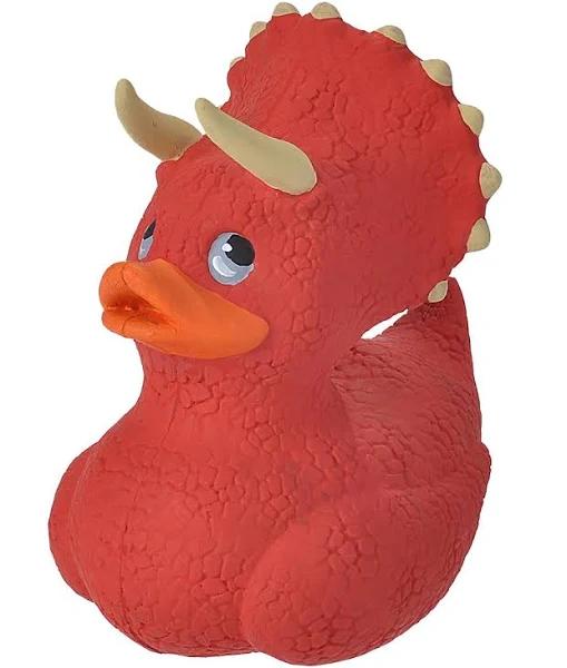 Wild Republic Rubber Duck - Triceratops