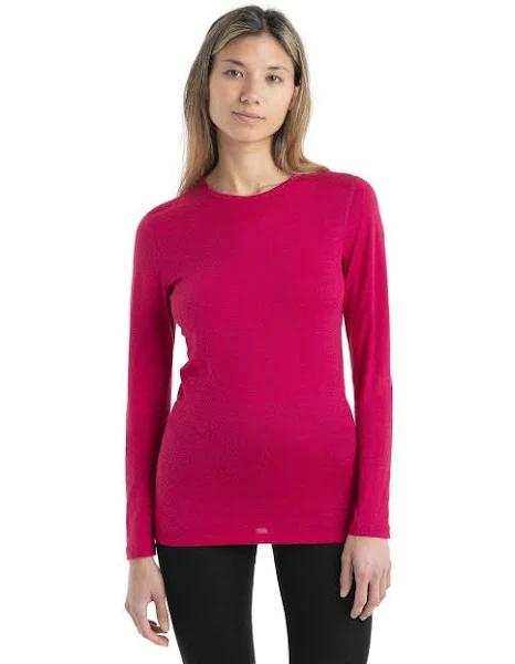 Icebreaker 200 Oasis LS Crewe (Women's) Electron Pink / L