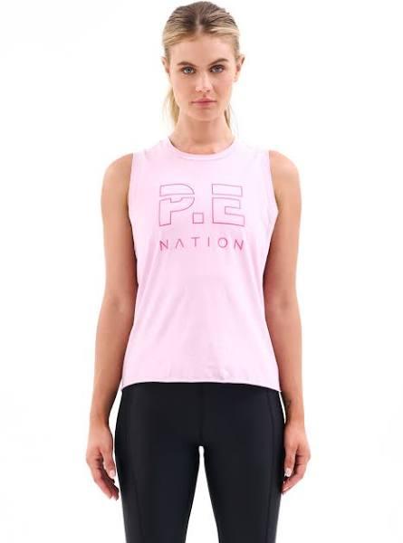 P.E Nation Shuffle Tank | Pink/Purple/Graphic | Size L | Shopbop