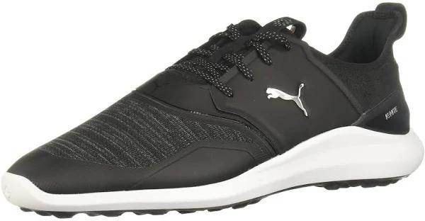 Puma Ignite NXT Lace Golf Shoes - Black/Silver/White - Size: 10 M