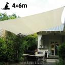 Wallaroo Waterproof Shade Sail 4x6 160gsm