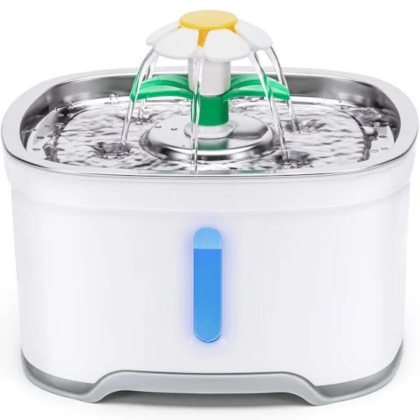 YES4PETS 2.5L Automatic Electric Pet Water Fountain Dog Cat Water Feeder Bowl Dispenser