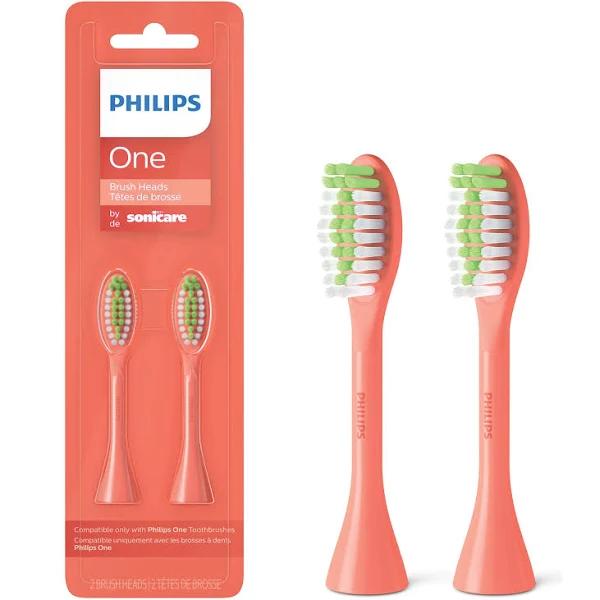 Philips Sonicare Brush Heads, One - 2 brush heads