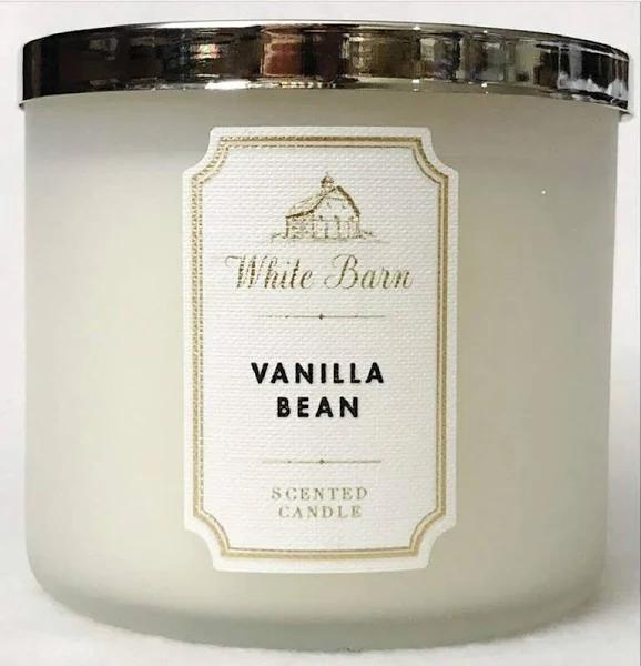 Bath & Body Works White Barn 3-Wick Candle in Vanilla Bean