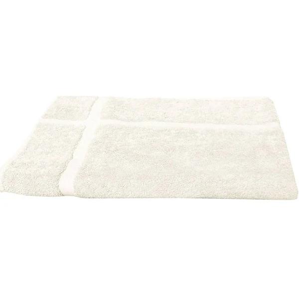 Ramesses 800GSM 50% Bamboo 50% Egyptian Cotton Bath Mat 50 x 76 cm - Cream - AfterPay & zipPay Available