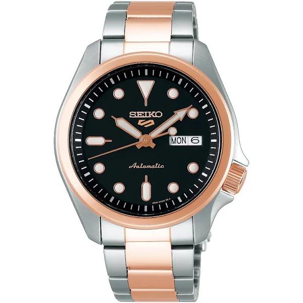 Seiko SRPE58 5 Sports 24-Jewel Two-Tone Stainless Steel Watch