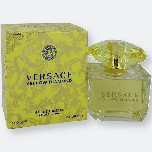 Versace Yellow Diamond Eau De Toilette Spray by Versace 6.7 oz