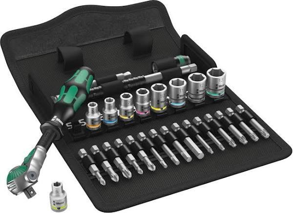 Wera 28 Piece Metric 1/4" Drive Zyklop Speed Ratchet Set