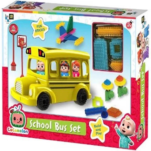 Cocomelon School Bus Fun Bricks Set