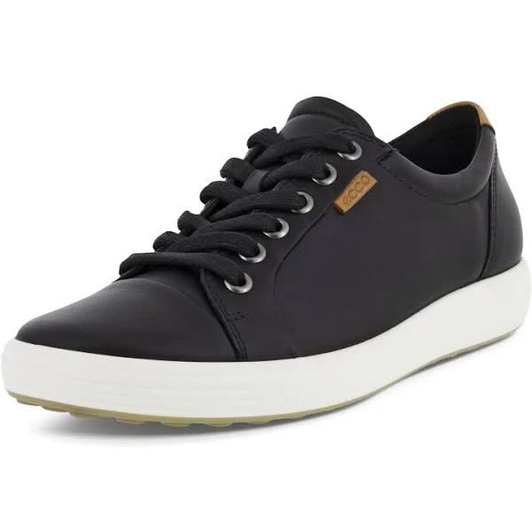 ECCO Womens Soft 7 Black Sneakers