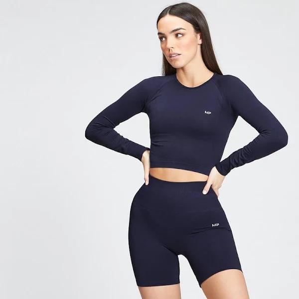 MP Women's Shape Seamless Long Sleeve Top - Navy - S