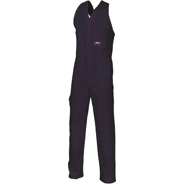 DNC Cotton Drill Action Back Overall - Navy - 87R