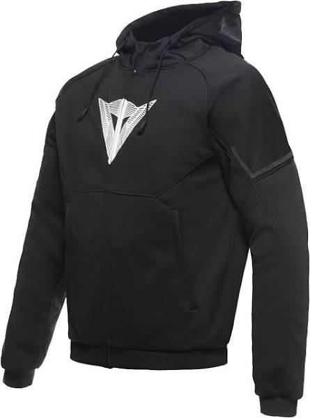 Dainese Daemon-X Safety Hoodie Full Zip Black/Black/White 54