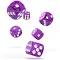 Oakie DOAKIE Dice D6 16 mm Marble - Purple (12)