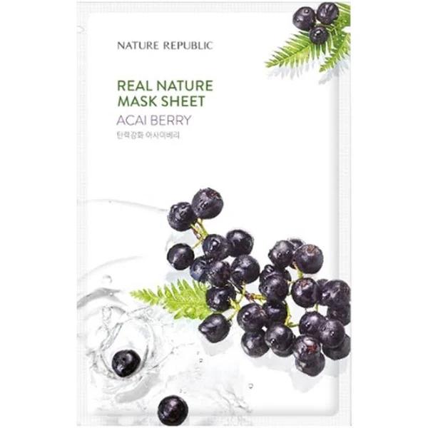 Nature Republic - Real Nature Mask Sheet Acai Berry