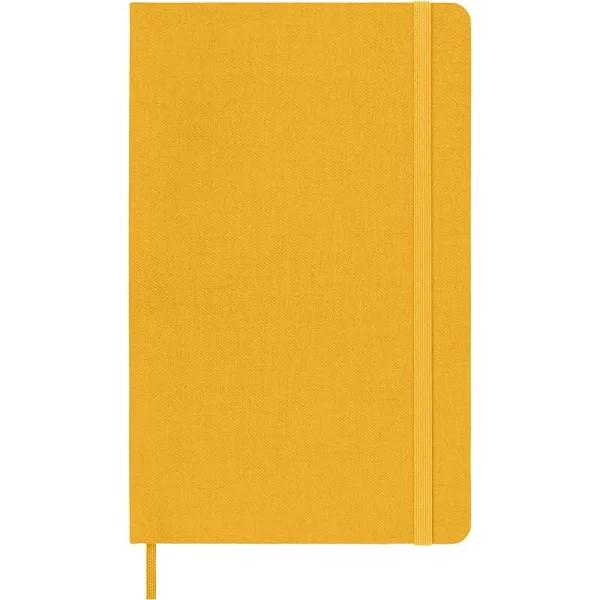 Moleskine - Classic Hard Cover Notebook - Ruled Large / Orange Yellow