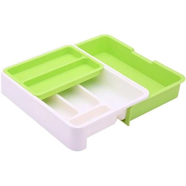 Cutlery Storage Box Drawer Diviser Telescopic Compartmental Fress Adjustable Removable Kitchen Tool Drawers Kitchen Organizer