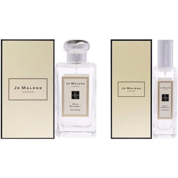 Wild Bluebell and Poppy and Barley Kit by Jo Malone for Women - 2 PC Kit 3.4oz Cologne Spray, 1oz Cologne Spray